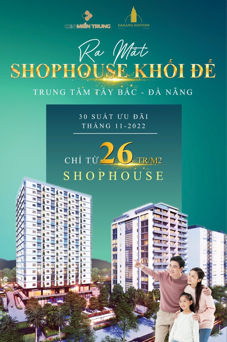 Bán Shophouse Đà Nẵng Sunview