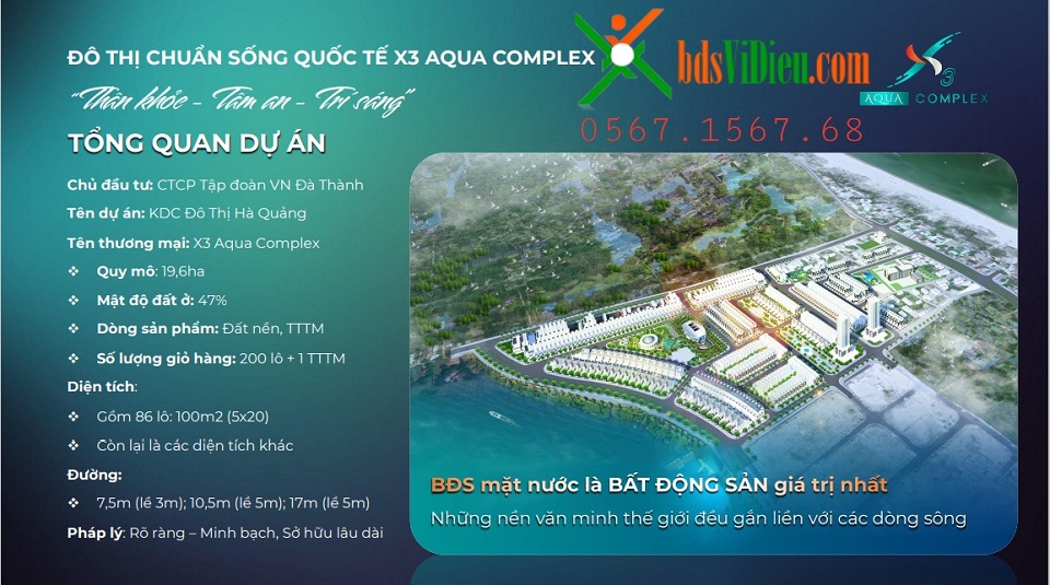Tổng quan dự án KĐT X3 Aqua Complex