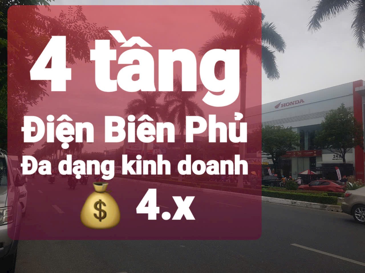 BÁN NHÀ ĐẸP ĐIỆN BIÊN PHỦ – GẦN HONDA TIẾN THU, COOP MART – MỞ VĂN PHÒNG CÔNG TY, SPA