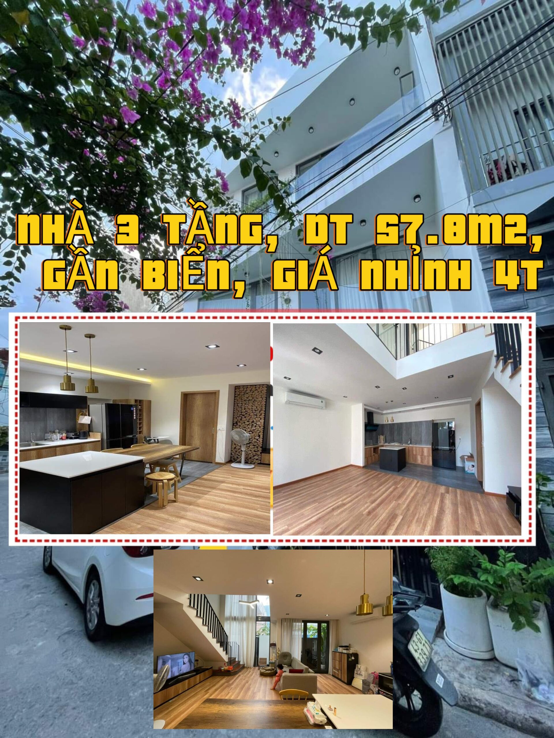 NHÀ 3 TẦNG, GẦN BIỂN, TRUNG TÂM QUẬN THANH KHÊ – NHÀ ĐẸP MỚI VÀO Ở NGAY – FULL NỘI THẤT