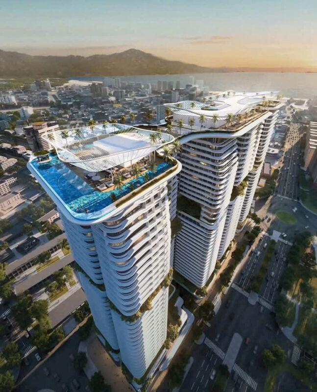 The Legend City sở hữu bể bơi vô cực trên không lớn nhất Đà Nẵng