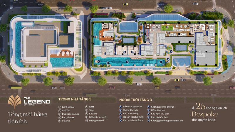 Tiện ích dự án The Legend Da Nang