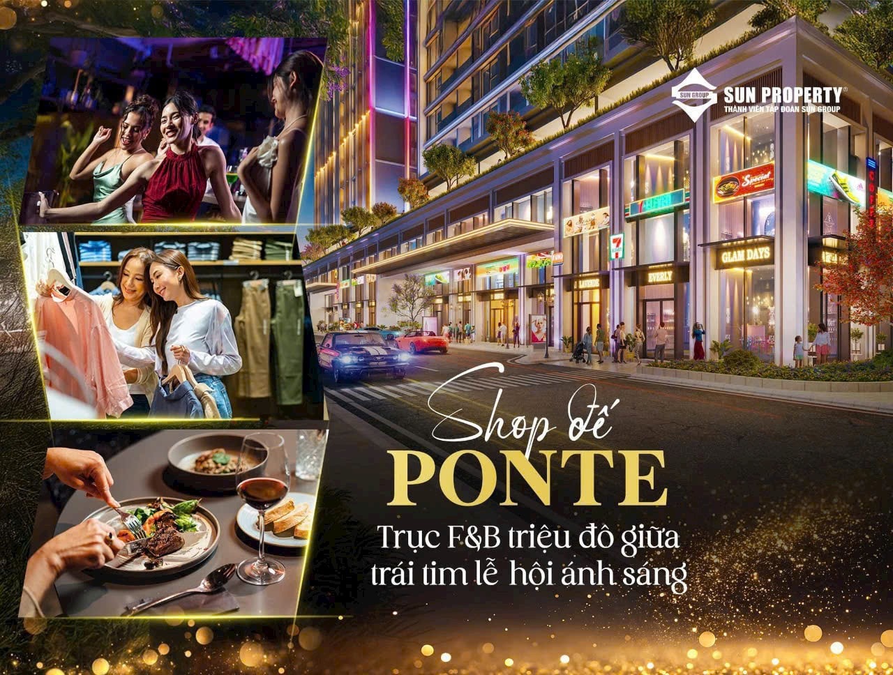 MỞ BÁN SHOPHOUSE KHỐI ĐẾ SUN PONTE RESIDENCE – SUN GROUP CHÍNH THỨC RA HÀNG