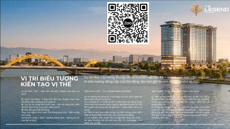 Vị trí ngay đầu cầu Rồng biểu tượng kiến tạo vị thế 