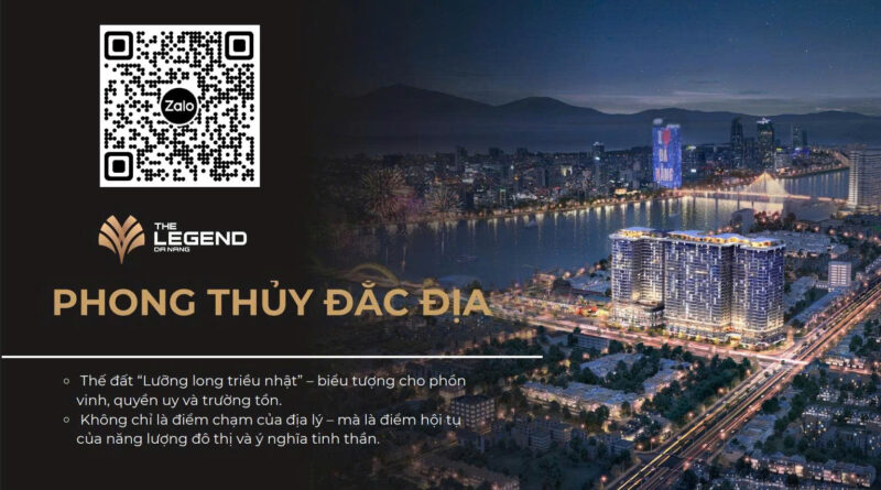Vị trí dự án The Legend ngay đầu cầu Rồng Đà Nẵng
