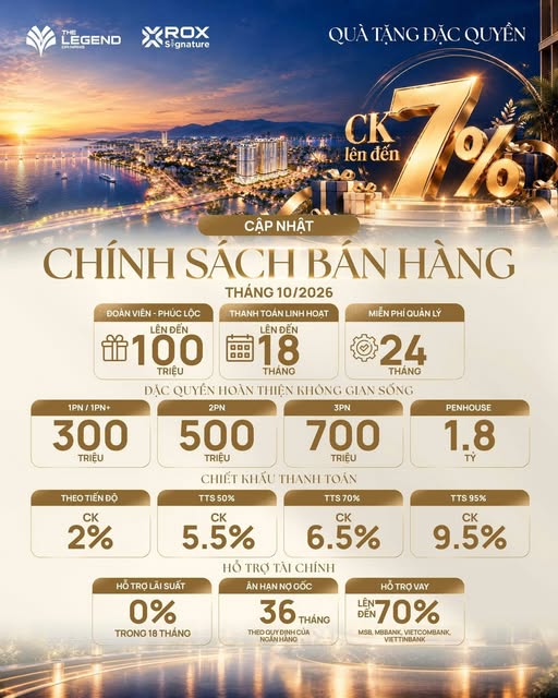 Chính sách bán hàng The Legend City