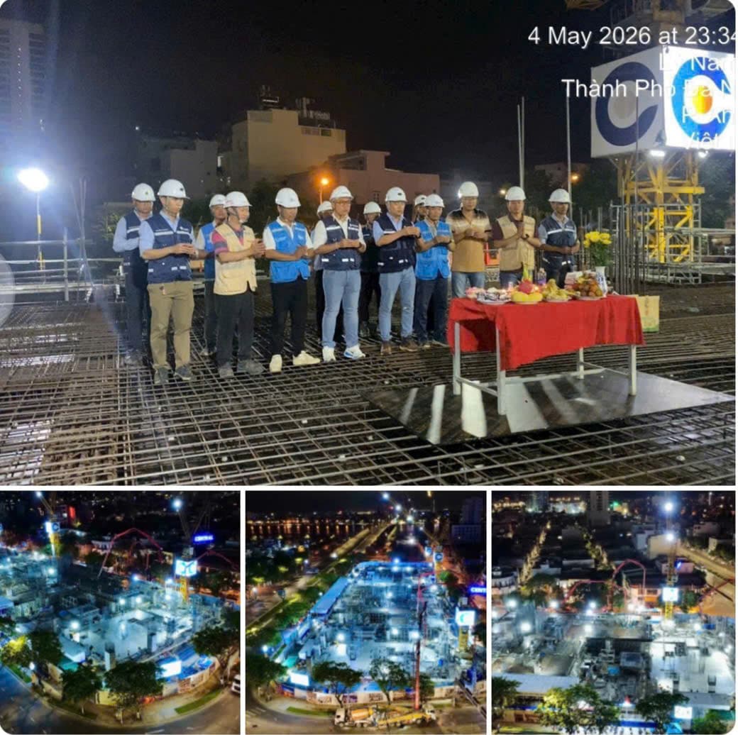 Cập nhật tiến độ dự án The Legend City Danang tháng 5