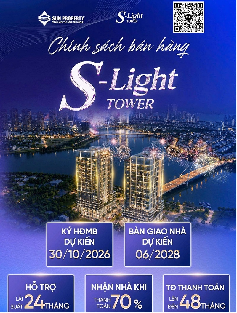 Chính sách bán hàng căn hộ Sun S-Light Tower Bùi Tá Hán
