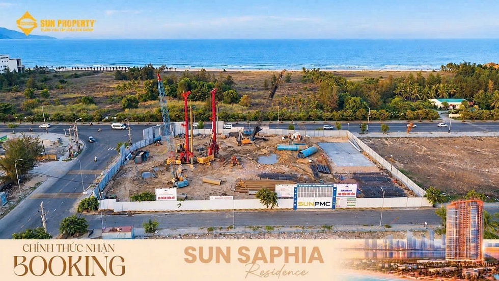 Tiến độ dự án Sun Saphia Residence Đà Nẵng